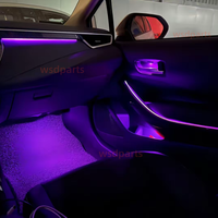 Éclairage d'ambiance pour Toyota Corolla/Levin 2019+ - Bande de garniture intérieure en fibre de carbone