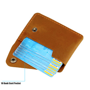 <span class=keywords><strong>Portafoglio</strong></span> da <span class=keywords><strong>Uomo</strong></span> in Vera Pelle Marrone, Porta Carte di Credito di Lusso, Portamonete, Portacarte in Pelle Bovina per <span class=keywords><strong>Uomo</strong></span> - Product Image 4