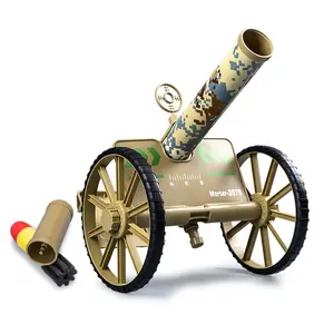 Atacado crianças Série Militar Canhão Com Roda Mini Rocket Launcher armas de brinquedo Canhão Modelo Brinquedos Para Meninos Jogo brinquedos para crianças