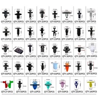 YILUSHUN 1801 pièces Clips automobiles de haute qualité, attaches de fixation, clips de retenue à pression pour voiture, outil de démontage plastique, plastique/nylon/POM/PP