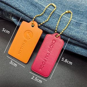 Etiquetas Personalizadas de Cuero PU para Bolsos, Colgante con Logotipo Grabado, Etiquetas Cosméticas, Colgante para Ropa y Bolsos - Product Image 2