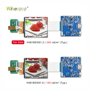 Wisecoco 3.81 inch vuông OLED hiển thị 1080x1200 nhiệt độ rộng mipi 4 Lane 39pins IPS OLED hiển thị - Product Image 2