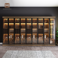 Shangzheng Anpassbarer Esszimmer-Weinschrank Guter Preis Wohnzimmermöbel mit Holzpaneel-Stil für Zuhause