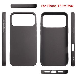 Coque de téléphone portable souple mate en TPU noir pour iPhone 17 Pro Max 17 Air 17 Pro 17 16 15 14, coque de protection antichoc - Product Image 6