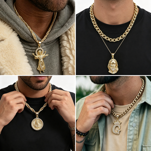 <strong>Fashion</strong> <strong>Pendants</strong> &amp; <strong>Charms</strong> 24K Gold Medusa Religious <strong>Pendants</strong> <strong>Charm</strong> Hip Hop Iced Out Copper <strong>Pendant</strong> Jewelry - Product Image 2