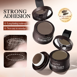 <span class=keywords><strong>Poudre</strong></span> capillaire avec applicateur – Effet naturel, comble les zones clairsemées, recouvre les racines, correcteur instantané pour <span class=keywords><strong>cheveux</strong></span> fins et zones dégarnies – Hommes - Product Image 2