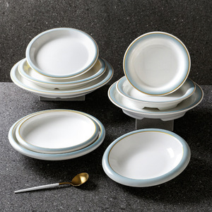 Xiangyuan <b>melamine</b> tableware <b>plates</b> for commercial use, including hot pot dishes, hotel and restaurant dishes, stir-fry and - Product Image 1