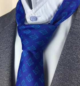 Cravates Maçonniques Personnalisées de Luxe : Série Logo Franc-Maçon, Motifs Tissés en Soie – Cravates Maçonniques pour Hommes – Fabricant de Cravates Maçonniques - Product Image 5