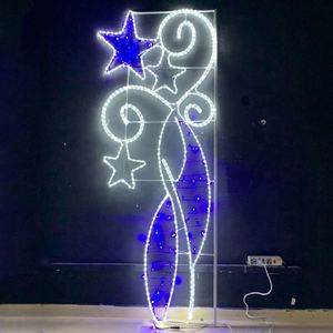 Festival al aire libre Iluminación Navidad Decoraciones comerciales Pole Street Led Motif Light - Product Image 1