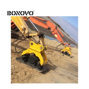 BONOVO खुदाई हाइड्रोलिक थरथानेवाला ठोस थरथानेवाला मिनी पत्थर हिल थाली कम्पेक्टर - Product Image 1