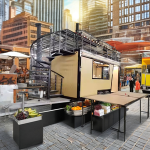 Mới ngoài trời di động đường phố hai tầng cầu thang thực phẩm Trailer kinh doanh di động cửa hàng Trailer thanh di động - Product Image 3