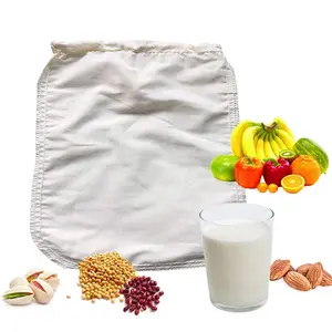 Food Strainer Bag for Juices Cheese Yogurt Cold Brew Coffee Tea Cotton Nut Milk Bag