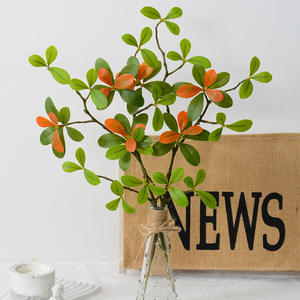 Plantes vertes artificielles simulées, fleurs de printemps, fleurs de clochettes, feuilles multi-pétales, feuilles *Malus <span class=keywords><strong>Arboris</strong></span>*. 45 cm de hauteur. - Product Image 1
