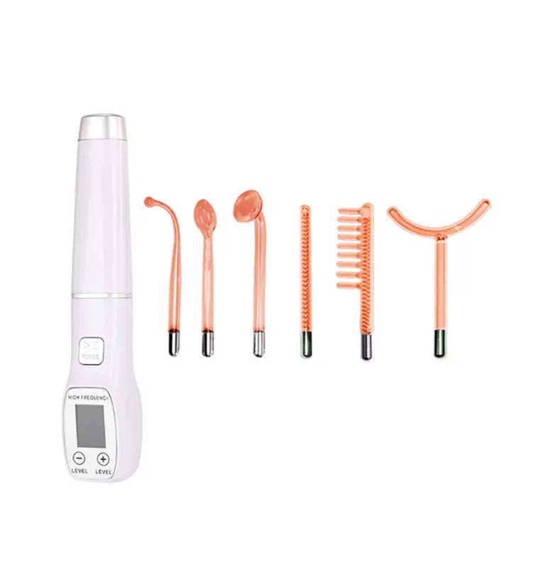 New Upgrade Home Use High Frequency Wand Acne Treatment Facial Lift Skin Tightening High Frequency Facial Skin Therapy Machine