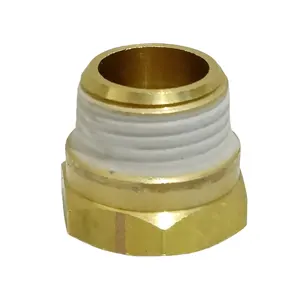 Quality Guarantee Waterproof Glue 22Mm Brass Female Thread Coupling For Water Pipe