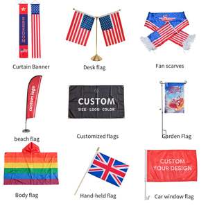 Banderas Promocionales Personalizadas de 3x5 Pies, Impresas por Ambos Lados, Impermeables, de Poliéster, para Equipos de Fútbol, con Asta de Fibra de Vidrio para Negocios - Product Image 5