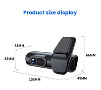 Caméra embarquée 4K haute définition IPS avec WiFi 5G, vision nocturne infrarouge, enregistrement en boucle, ADAS, assistance à la conduite et détection d'angle mort (BSD)