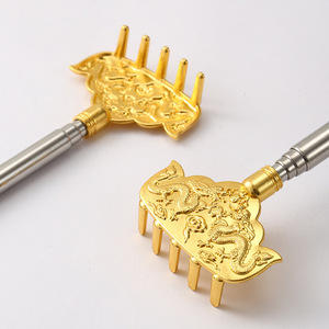 Rascador de espalda retráctil de mano con forma de garra conveniente, Kit de masajeador de espalda, raspador ajustable de tamaño extensible - Product Image 4