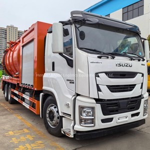 Autocisterna ISUZU 6x4 di Alta Qualità per Pulizia Fognature ad Alta Pressione, 20cbm, Aspirazione Liquami, Manuale, Diesel - Product Image 2