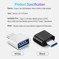 Adaptador OTG USB2.0 a USB C, Conector Tipo C Macho a USB Hembra para Teléfono Móvil, Nuevo, Carga Rápida, OFERTA