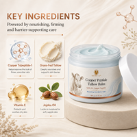 Crème Corporelle GHK-Cu à Marque Blanche OEM ODM – Hydratation Intense Peaux Sèches, Soin Barrière Cutanée, Baume au Peptide de Cuivre et au Suif