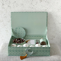 Coffrets Cadeaux Personnalisés Ramadan pour Chocolats et Pâtisseries, Organisateur à Pompons, Emballage de Luxe pour Desserts, Tasses à Café et Mugs en Céramique