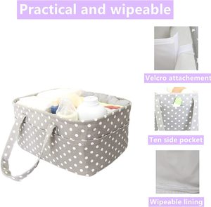 Cesta de lavandería portátil de algodón plegable para el hogar Diseño colorido para un fácil almacenamiento y uso de limpieza - Product Image 2