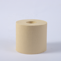 Fourniture directe d'usine chanvre doux bambou personnalisé 2 plis rouleau de papier toilette salle de bain noyau de papier toilette