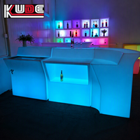 Table de bar LED mobile illuminée moderne en promotion pour la maison, les hôtels, les appartements et les boîtes de nuit