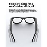 Lunettes intelligentes IA avec caméra HD 8MP, enregistrement vidéo 1080P, traduction IA en temps réel, contrôle tactile, chargement magnétique, étanchéité IPX-4