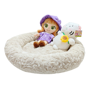 Stock Thickened <b>Cat</b> <b>Litter</b> Plush Round Pet <b>Litter</b> Winter Warm Pet Bed - Product Image 5