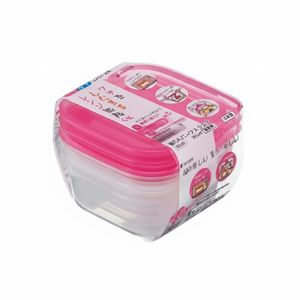 Inomata 90ml contenitore quadrato per alimenti confezione da 3 - Product Image 1