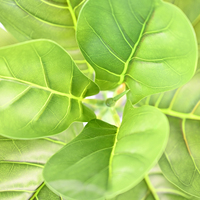 Charmant arbre artificiel Ficus de 140 cm, plante bonsaï pour balcon, terrasse, véranda, améliorant l'ambiance verte relaxante