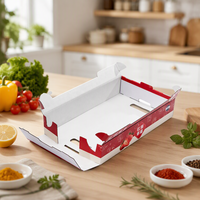Boîte de présentation de fruits personnalisée, vente en gros de boîte d'emballage ondulé, personnalisation de boîte cadeau haut de gamme