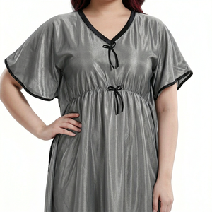 Wholesale Moroccan handmade Batwing wide sleeve V neck Polyester regular fit Casual evening party <b>Kaftan</b> Handmade Moroccan Style - Product Image 1