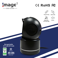 Escáner de Códigos de Barras 2D de Escritorio con Detección Automática, Lector de Matrices de Datos, Lector de Códigos de Barras USB para Supermercado, Lector de Códigos QR 1D 2D