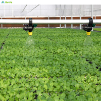Serre agricole multi-chapelles automatique SINO à faible coût avec film PE pour la culture