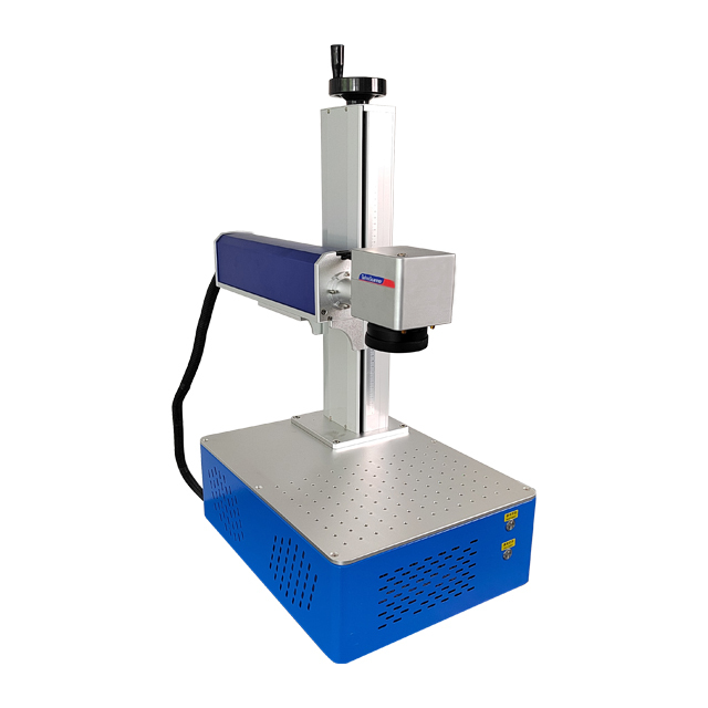 Popular Wholesale Used Technoape Mini Portable Desktop Fiber Laser Engraving Machine Air-Cooled Easy Operate DXF/BMP/AI/DWG