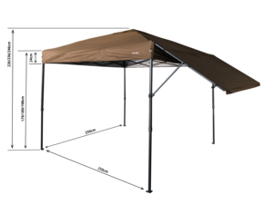 Tente d'événement résistante aux UV à une seule couche durable pour l'usage extérieur Gazebo pliant pour le marché de rue gastronomique de foire au fromage local - Product Image 2