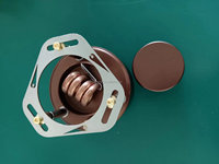 Mini réchaud de camping en alliage d'aluminium CNC, brûleur en acier inoxydable pour aventures en plein air - Conception coupe-vent avec plateau pour la cuisson et la randonnée