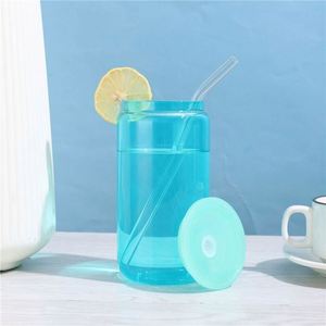 16Oz <b>Plastic</b> Lid Neon Blue Blank <b>Plastic</b> <b>Tumbler</b> - Product Image 6