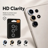 Protecteur d'objectif de caméra à couverture intégrale L003 pour Samsung Galaxy S26 Ultra S25 Plus S25 Fe, film transparent facile à installer