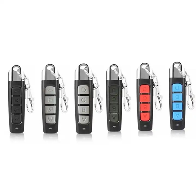 433MHZ 433.92mhz Remote Control 4 Channel Garage Gate Door Opener Remote Control Duplicator Clone Learning Rolling Code Car Key