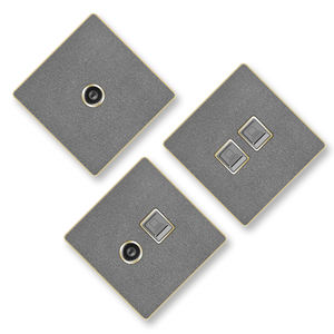 W5 type 86 146 nouveau design de commutateur <span class=keywords><strong>moes</strong></span> à motif en cuir prise de commutateur mural de haute qualité - Product Image 2