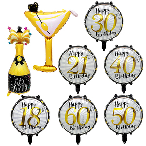 18 pollici foglio di alluminio di <span class=keywords><strong>compleanno</strong></span> palloncino <span class=keywords><strong>buon</strong></span> <span class=keywords><strong>compleanno</strong></span> 18-<span class=keywords><strong>60</strong></span> festa di <span class=keywords><strong>compleanno</strong></span> decorazione palloncini giocattoli bottiglia - Product Image 1