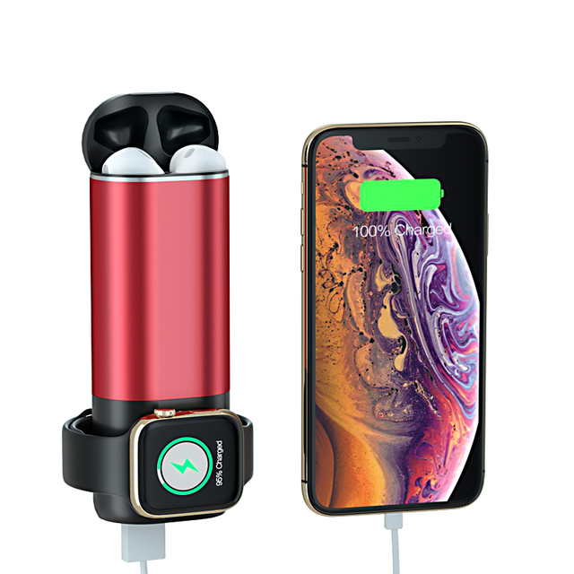 Multifunction Power Bank Portable Wireless Charger Power Bank for Mobile Phone for Airpods for Apple Watch