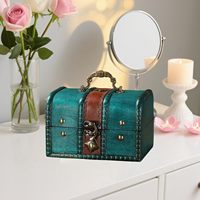 Elegante Antike Holz-Aufbewahrungsbox mit Schloss - Umweltfreundlich und als Geschenk für Vatertag & Weihnachten Geeignet