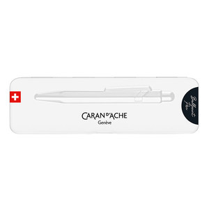 Stylo bille <span class=keywords><strong>CARAN</strong></span> <span class=keywords><strong>D</strong></span>'<span class=keywords><strong>ACHE</strong></span> 849 importé de Suisse, encre noire à base <span class=keywords><strong>d</strong></span>'huile, pour hommes et femmes, cadeau de grande valeur esthétique - Product Image 1