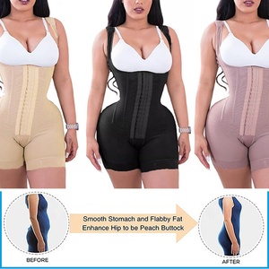 Fajas de alta compresión para mujer, corsé, entrenador de cintura postoperatorio, levantador de glúteos, ropa interior adelgazante, fajas colombianas - Product Image 6