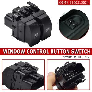 Nouveau commutateur de bouton de commande de fenêtre principale de haute qualité pour Renault Trafic II Espace 4 Megane II Opel Vivaro 2002-2014 8200315034 - Product Image 6